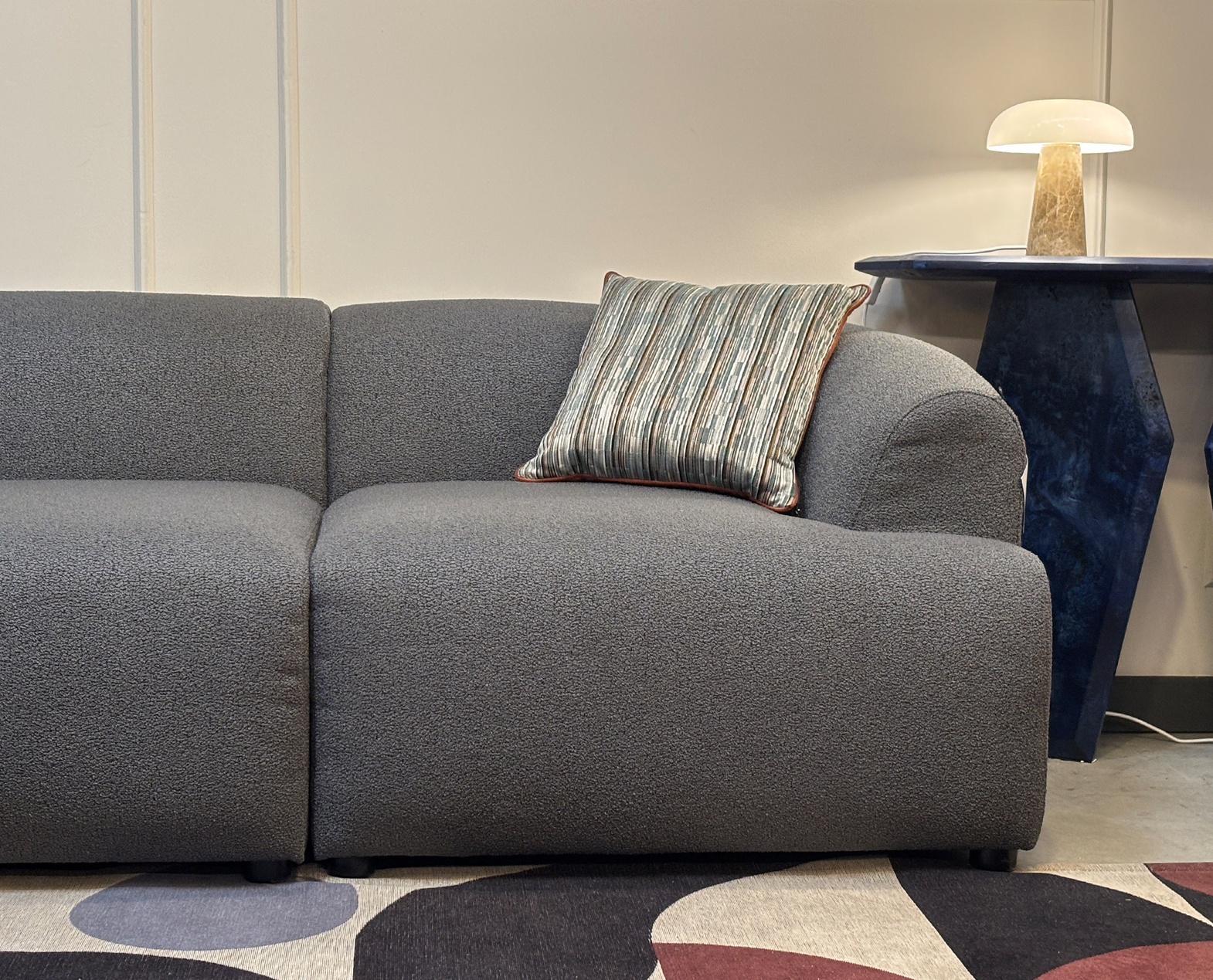 Nordic Line :: Sofa narożna / narożnik lewy Baloo szer. 272 cm ciemnoszary