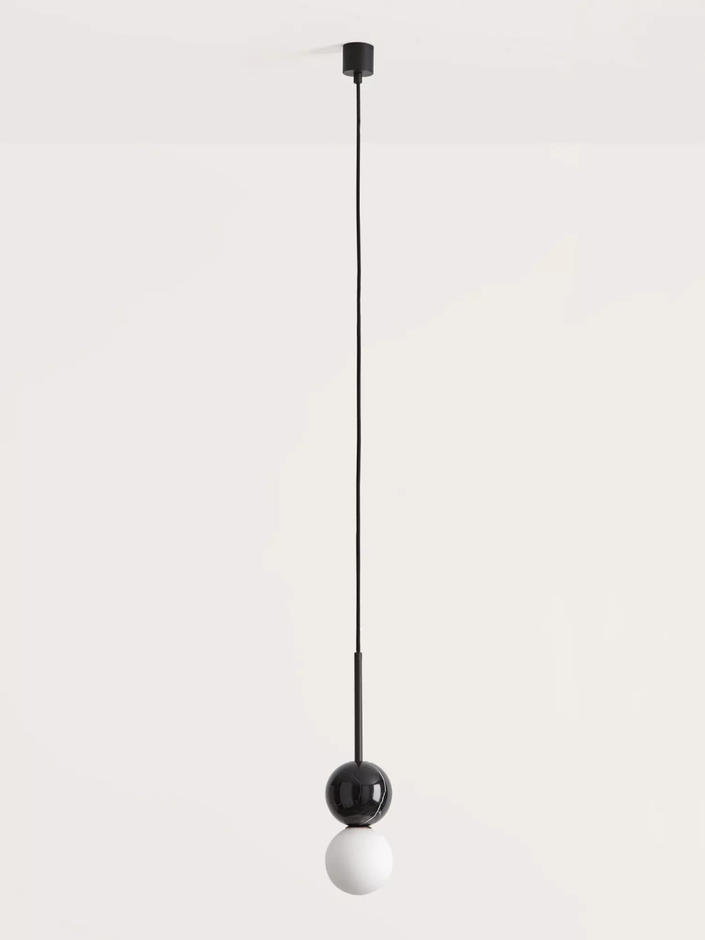 Aromas :: Hängelampe aus Metall Dalt Durchmesser 10 cm schwarz