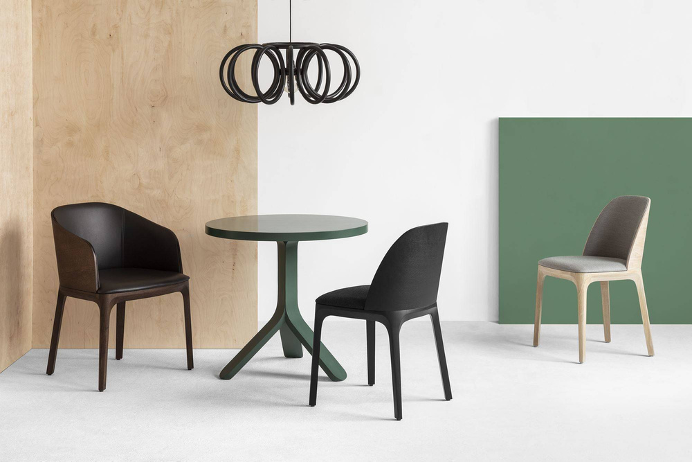 Fameg :: Stuhl gepolstert Arch grau