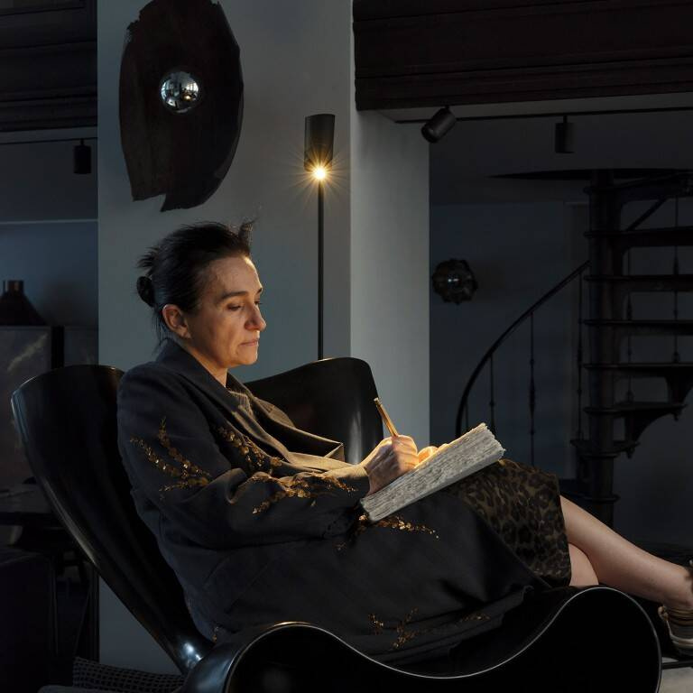 DCW:: Vision 20/20 floor lamp, black, height 137 cm