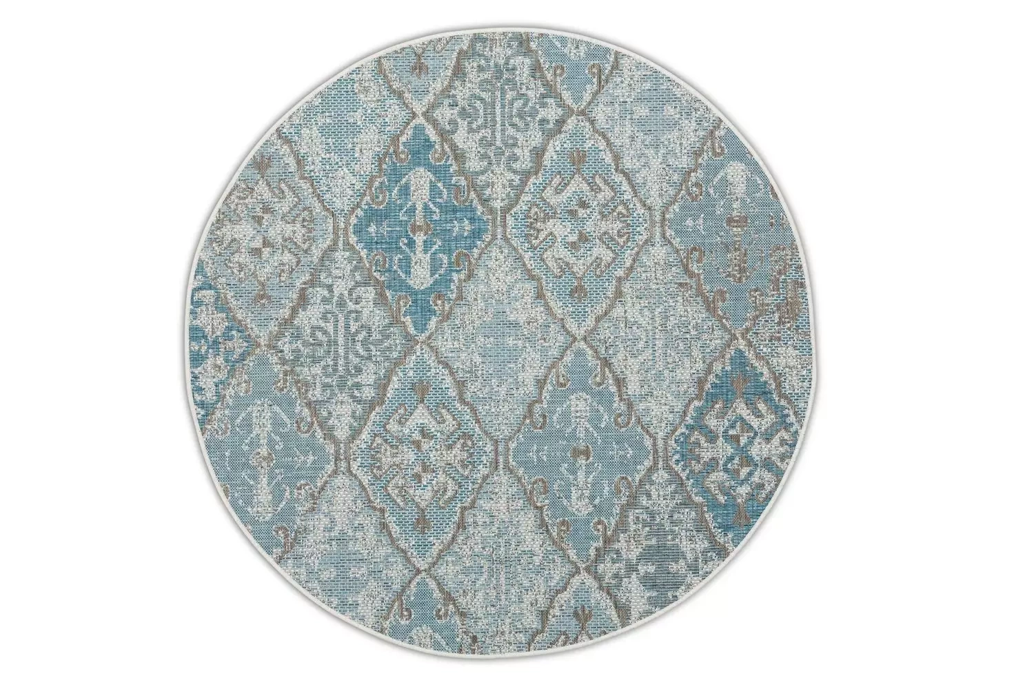 Roolf Living :: Outdoor-Teppich Brighton runden blau