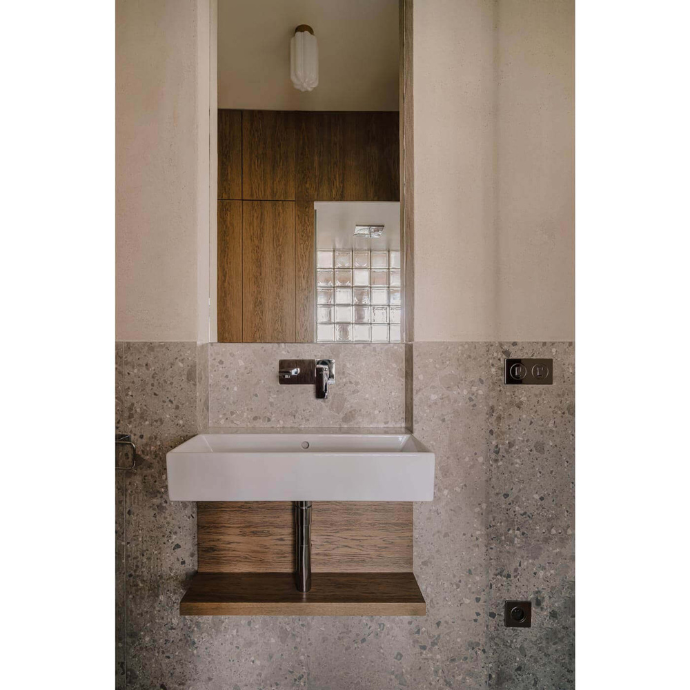 Embassy Interiors :: Deco white and brass ceiling lamp, height 32.5 cm