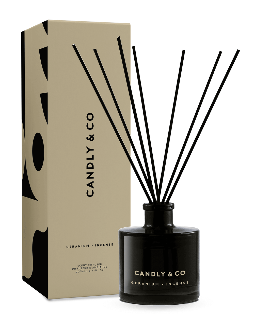 Candly :: No.1 Geranium/Incense Fragranced Diffuser