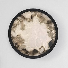 Brokis :: Convex wall lamp, diameter 42.6 cm, transparent black