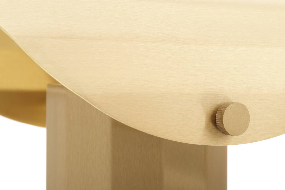 Kaspa :: Apolin Tischleuchte, Höhe 30 cm, Messing gebürstet