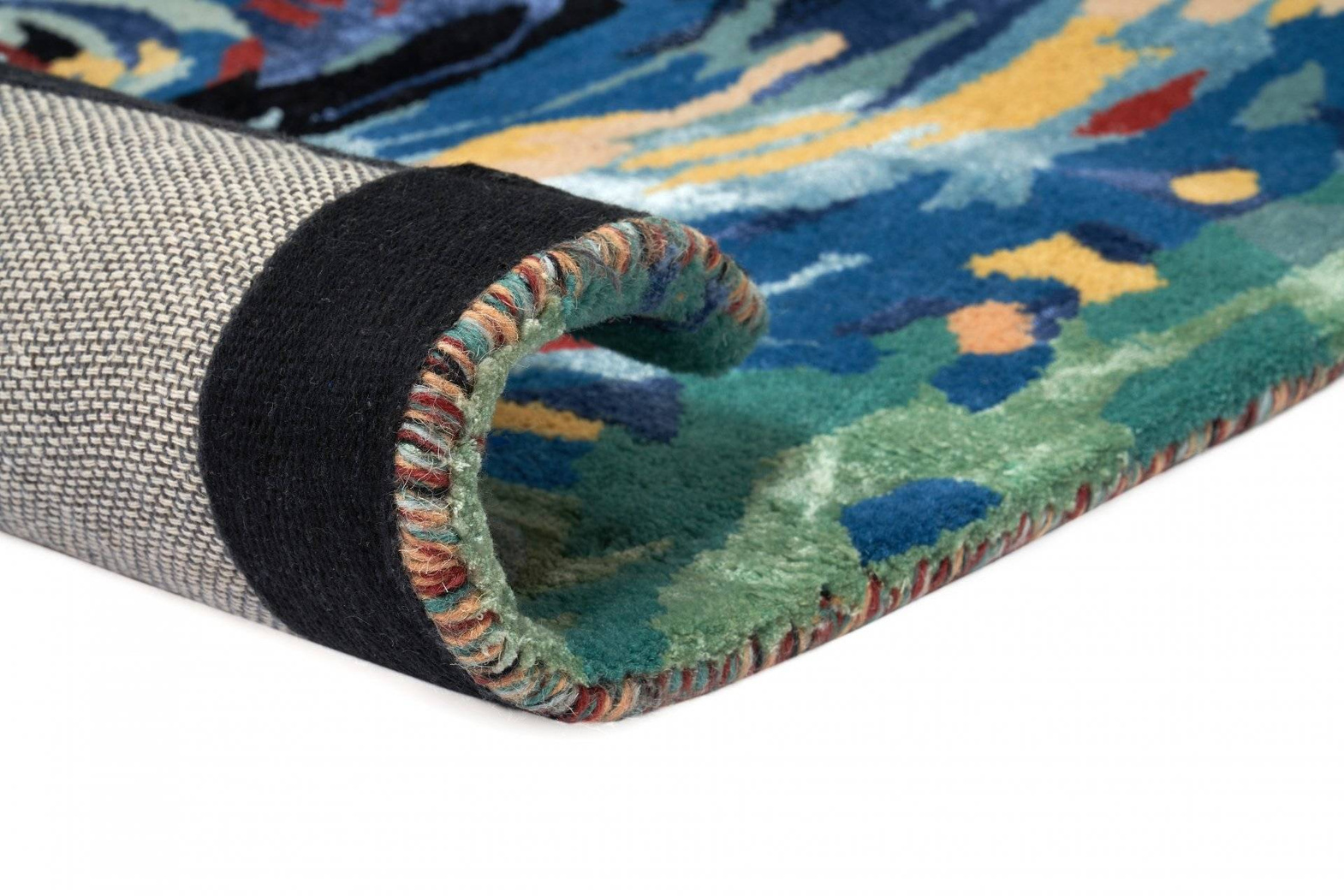 Carpet Decor :: Mehrfarbiger handgefertigter Teppich Flores