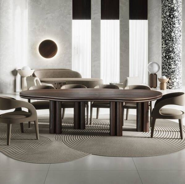 Bruni Design :: Klodd Smoked Oak Table