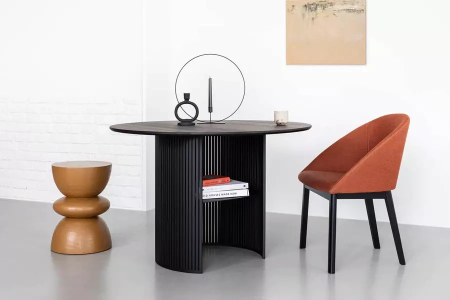 Loft Decora :: Tisch aus Metall Cave fi110 (RAL6009) schwarz