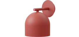 Robin :: Lampa ścienna / kinkiet Rio czerwony śr. klosza 16 cm