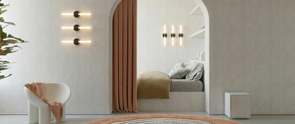 Robin :: Roos gold wall lamp/sconce, length 52 cm