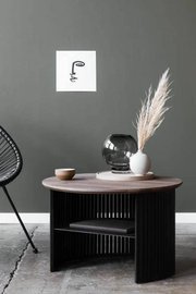 Loft Decora :: Cave mocha coffee table, natural, diameter 90 cm