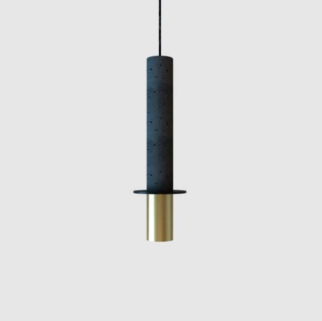 Robin :: Rita hanging lamp, height 41 cm, black and brass (black disc)