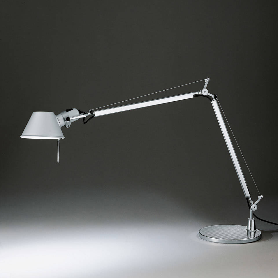 Artemide :: Schreibtischlampe aus Aluminium Tolomeo Höhe 64,5 cm silber