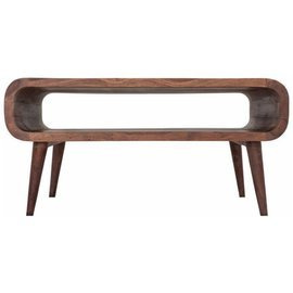 TABLE4U ::  Drewniany stolik kawowy Gubbe 100x50x40 - kolor czekolada