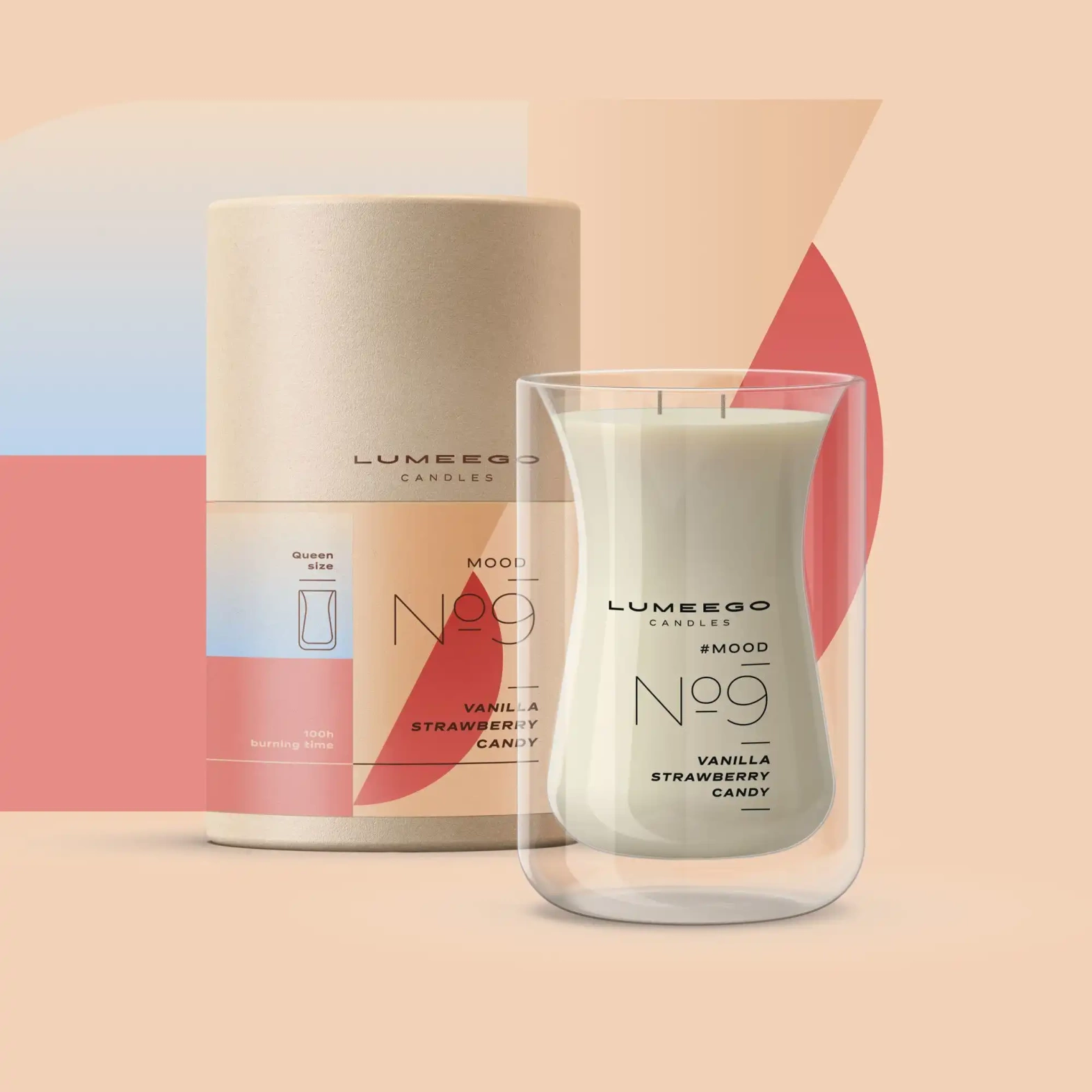 Lumeego :: Candle Queen WAVE L (scent your choice)