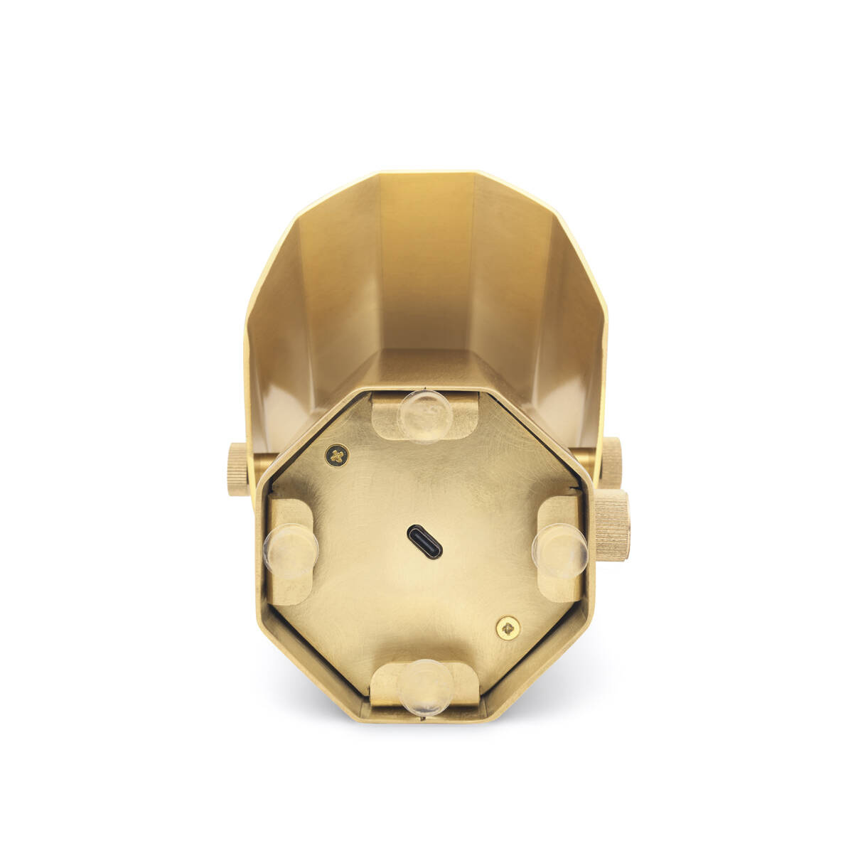 Kaspa :: Apolin portable lamp, height 18 cm, brushed brass