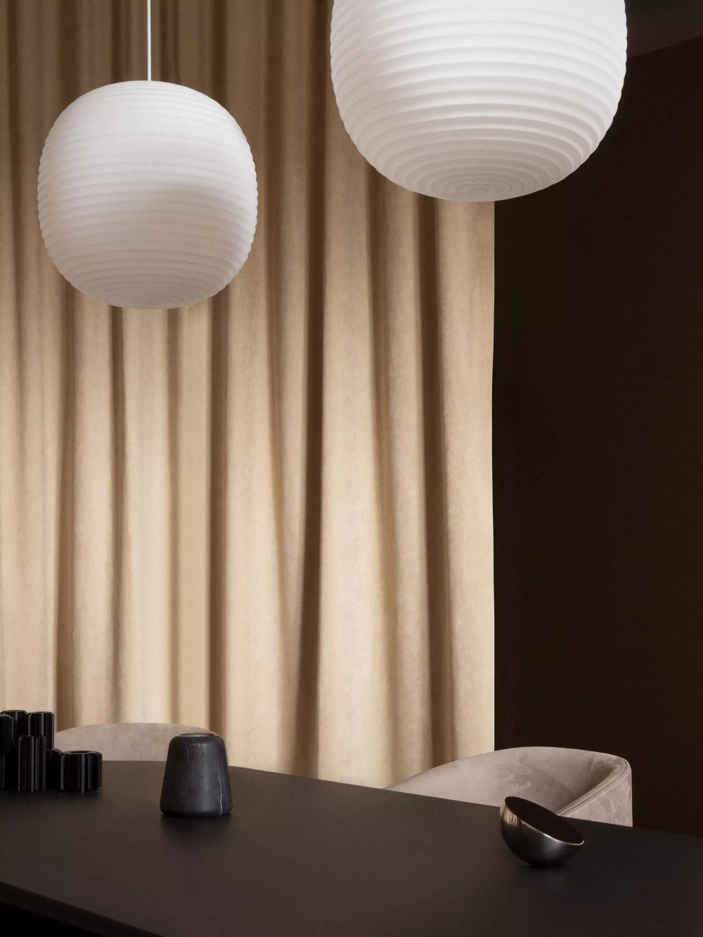 New Works :: Hanging lamp Lantern white dia. 30 cm