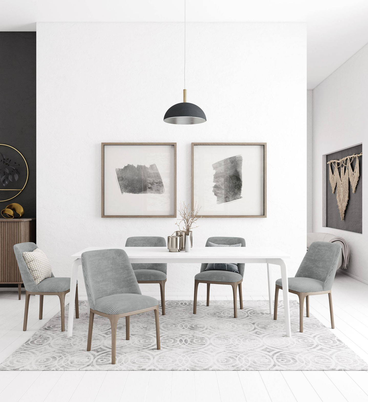 Claudie :: Movano Polsterstuhl, Farbe nach Wahl, Breite 53,5 cm