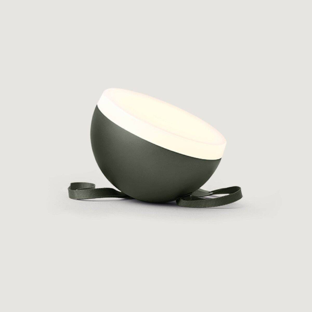 New Works :: Sphere portable lamp dark green (also for outdoor use)
