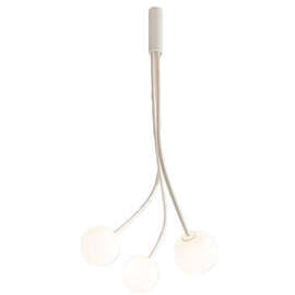 Karman :: Moony 3 ceiling lamp, height 150 cm, white