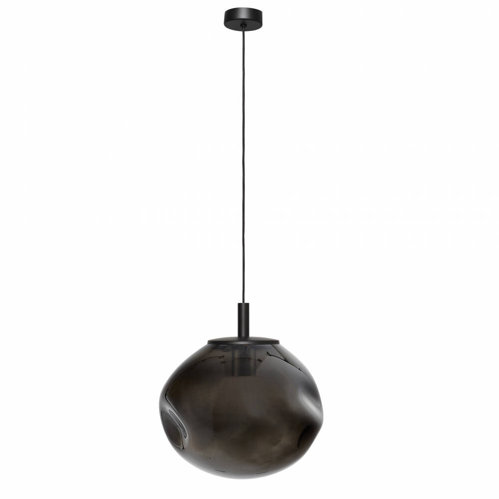 Kaspa :: Avia Black hanging lamp, size S, black, diameter 25 cm