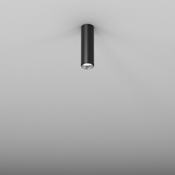 AQForm :: Surface-mounted luminaire PET mini 12 LED M927 41° surface-mounted black