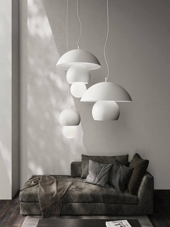 Karman :: Lampa wisząca Triluna śr. 57 cm biała