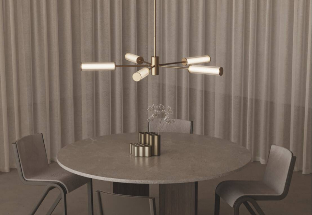 Aromas :: Hängelampe aus Metall Ison Breite 116 cm schwarz