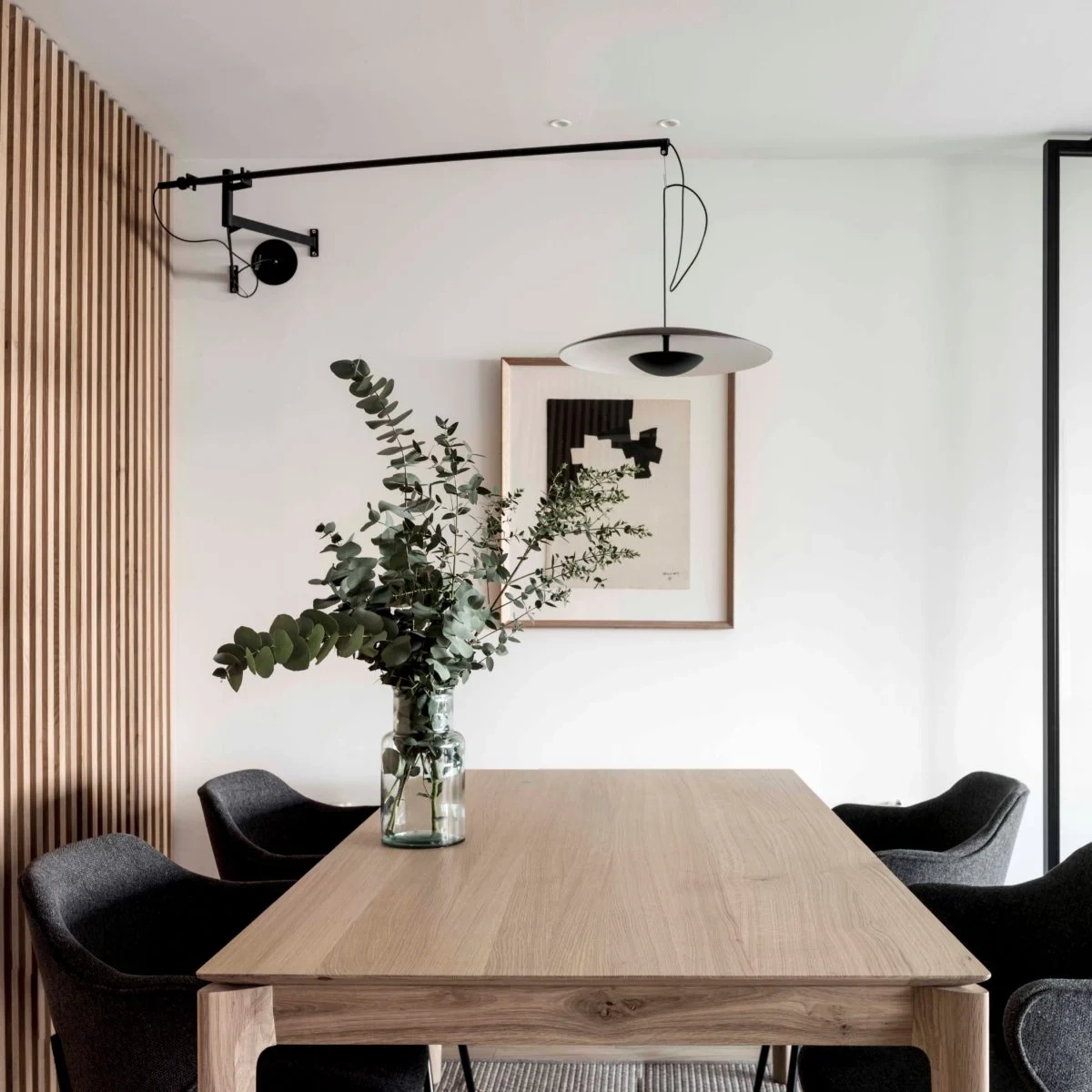 MARSET :: Ginger wall lamp, width 19.5 cm, black