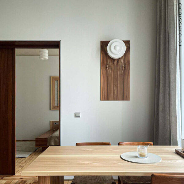 Embassy Interiors :: Mémoire Glas-Messing-Wand-/Deckenleuchte, Durchmesser 30 cm