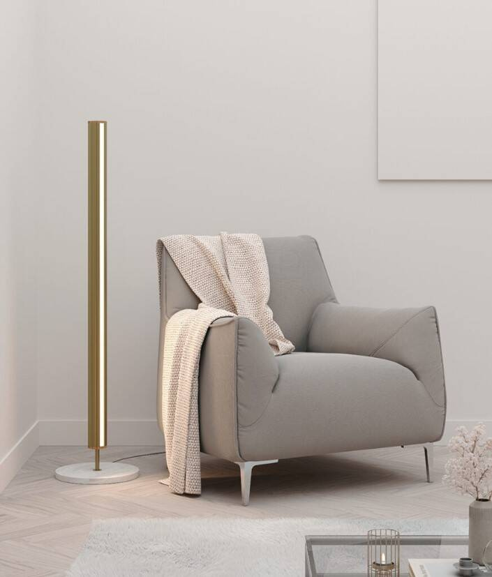 Aromas :: Niro floor lamp, height 140 cm, gold