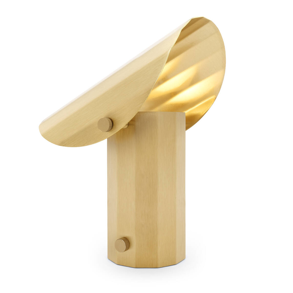 Kaspa :: Apolin table lamp, height 30 cm, brushed brass