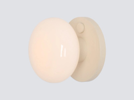 Artera :: Lampa ścienna / kinkiet Flo Sedno Studio szer. 19 cm beżowa