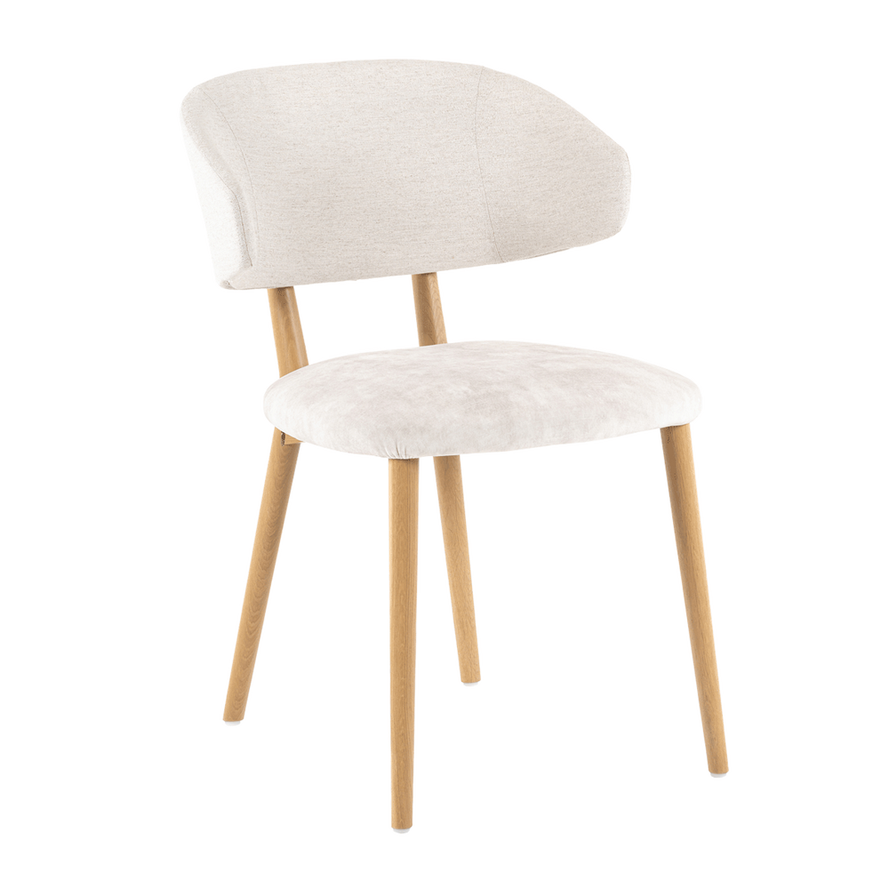 Mobitec :: Toro C06 upholstered chair, white, width 55 cm