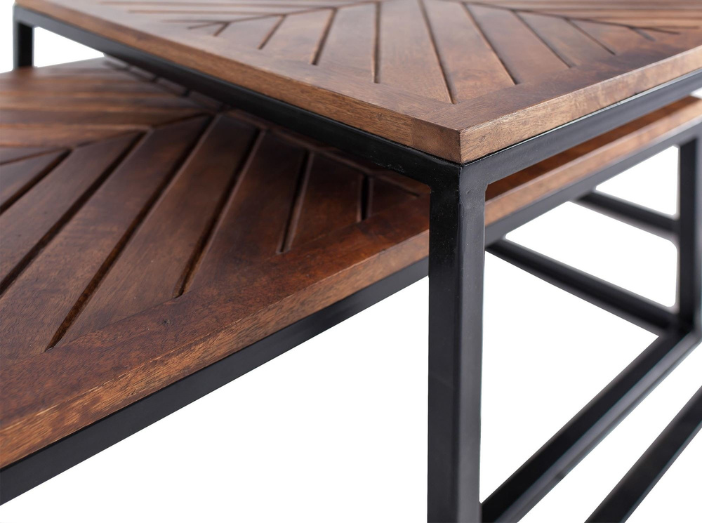 TABLE4U :: Couchtisch aus Holz Lag Jodła 70x50x30 bernstein