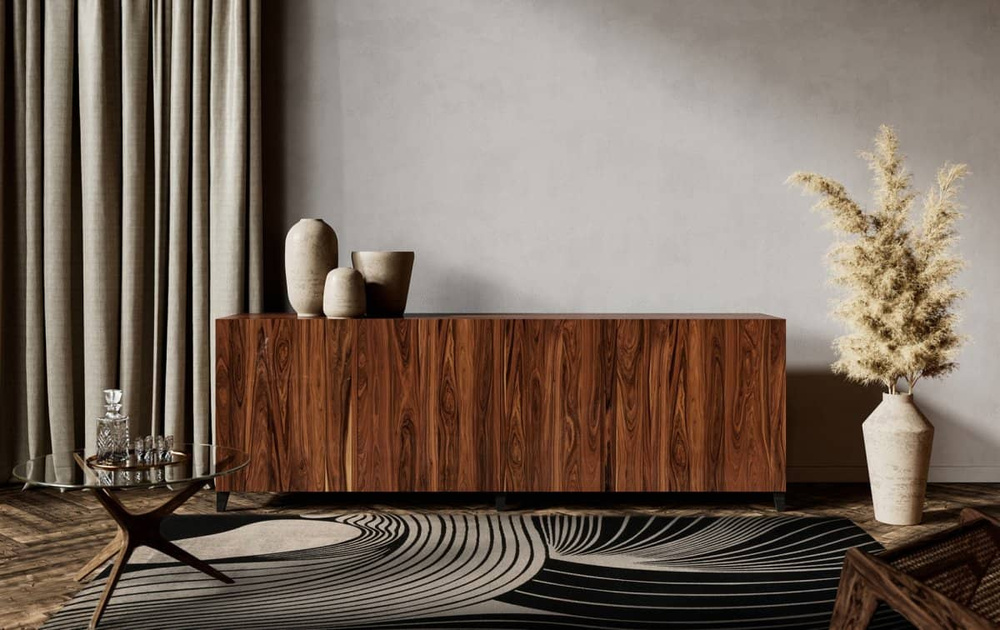 Carpet Decor :: Vento beige and black easy-clean carpet