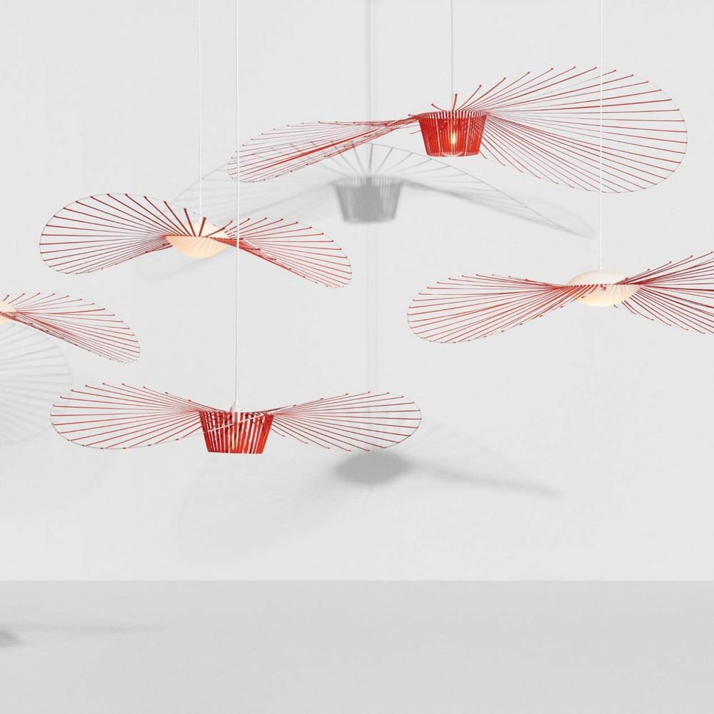 Petite Friture :: Lampa wisząca Vertigo Medium czerwona śr. 140 cm