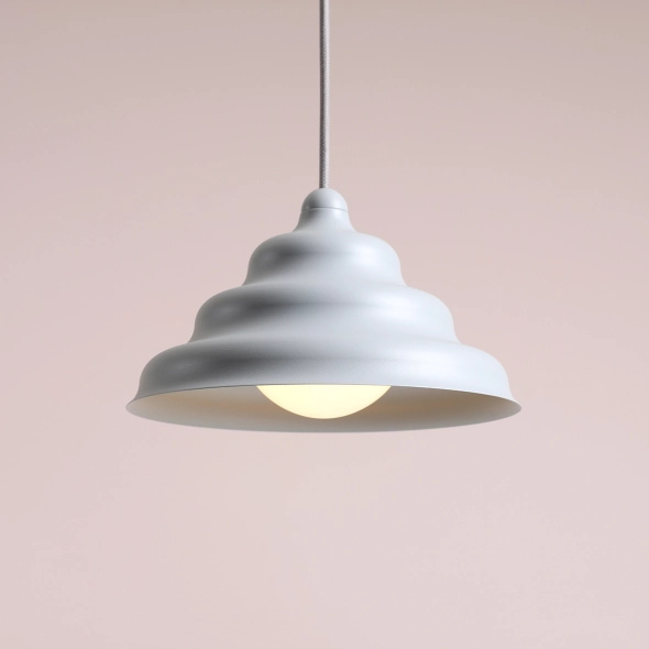 Artera :: Hanging lamp Wave, gray-blue, size M, diameter 23 cm