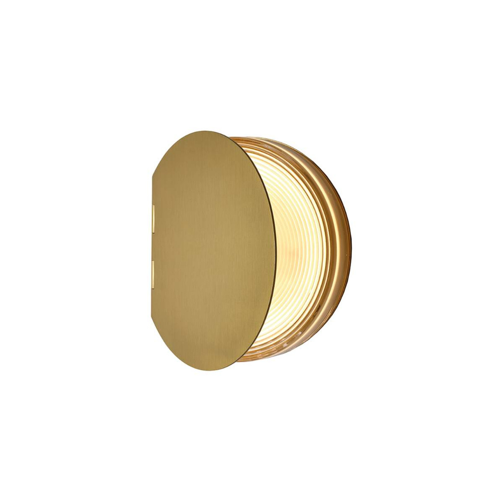 DCW:: Poudrier gold wall lamp/sconce, height 19.5 cm