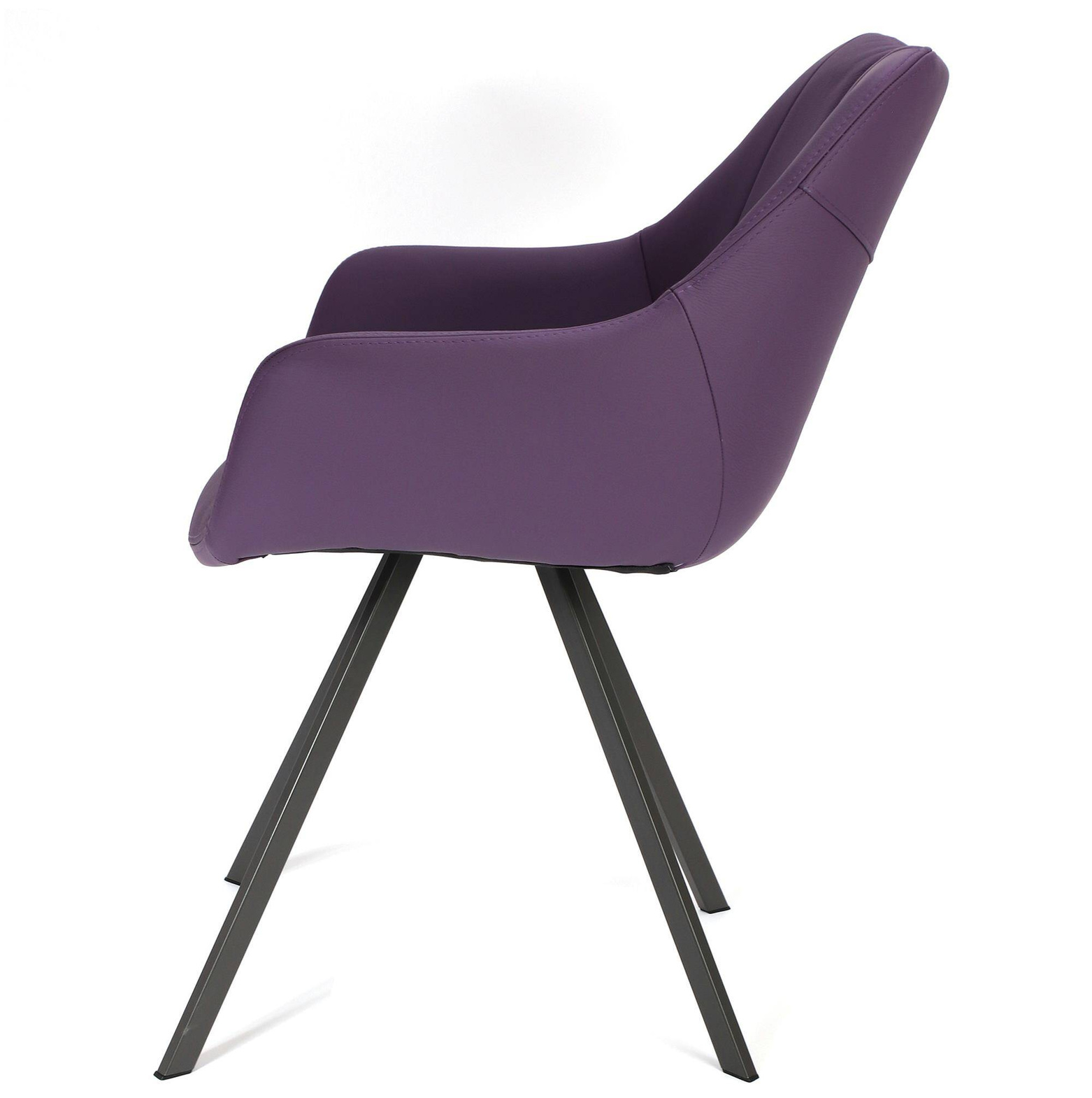 Claudie :: Simon upholstered chair with armrests, color to choose, width 61 cm