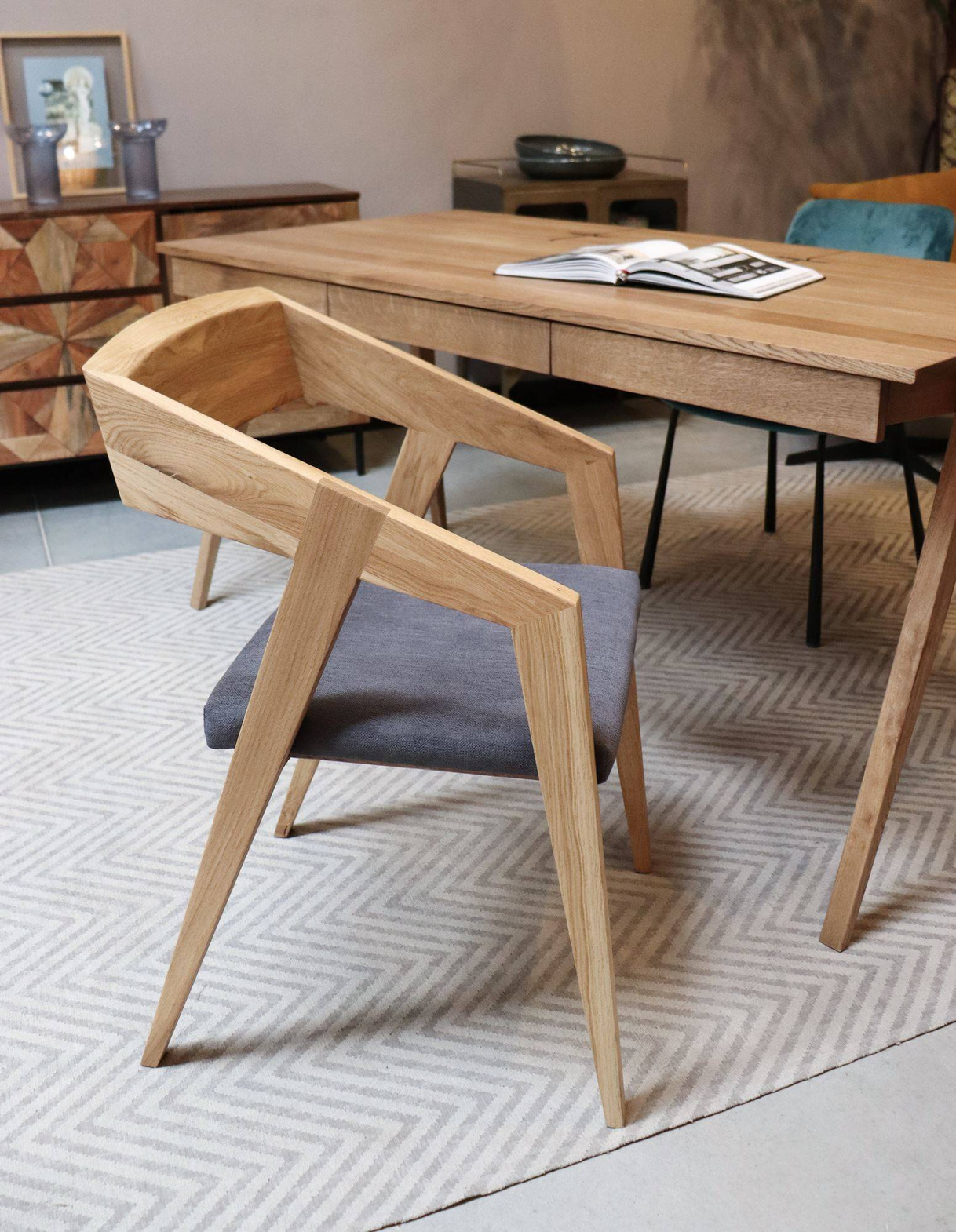 Szyszka Design :: Krzesło tapicerowane Piko szare