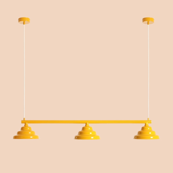 Artera :: Fala 3 hanging lamp, yellow, width 123 cm