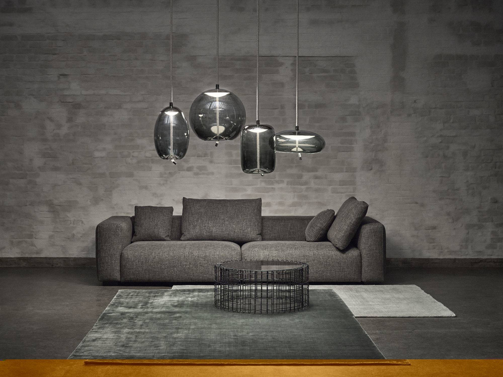 Brokis :: Lampa wisząca Knot Small Uovo śr. 18 cm czarna