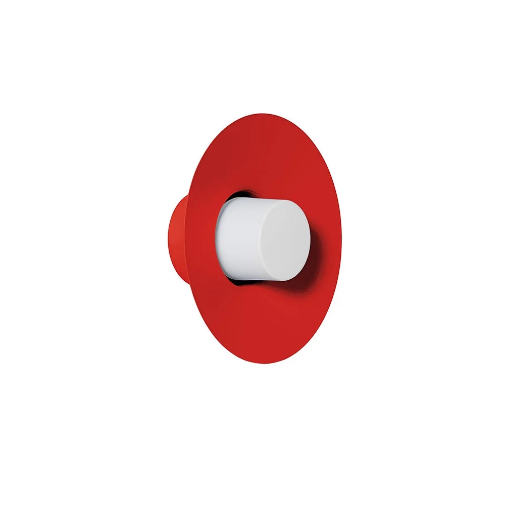 Ummo :: Caponio W A wall lamp, diameter 28 cm, red