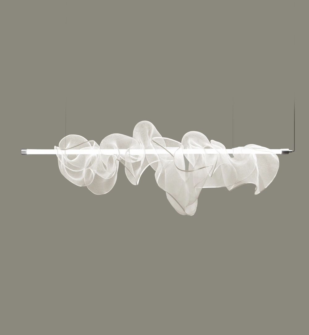 LZF :: The Cloud long pendant lamp, width 150 cm, white