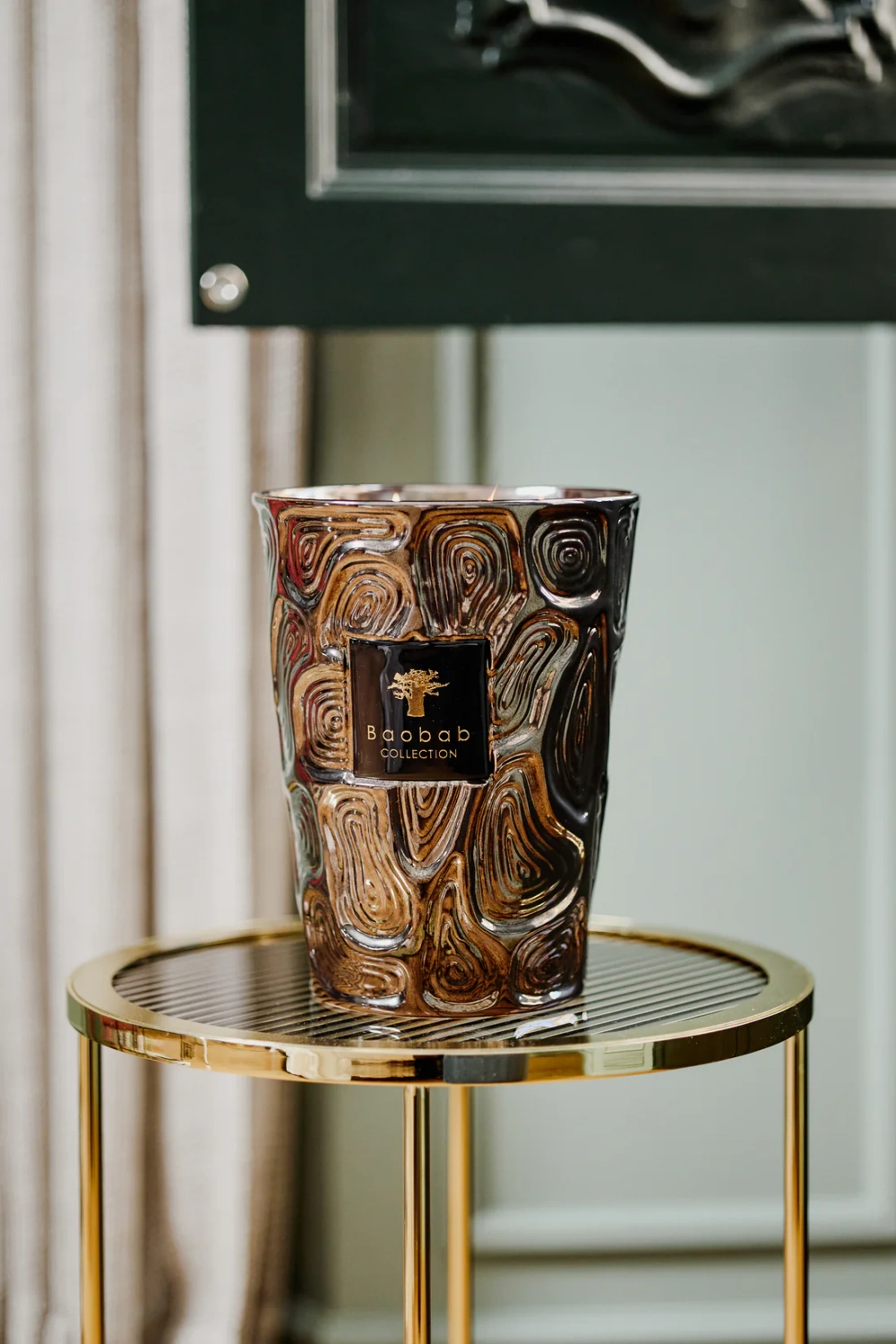 Baobab :: Ksar Sultan Scented Candle Sea Salt / Papyrus Flower / Moss