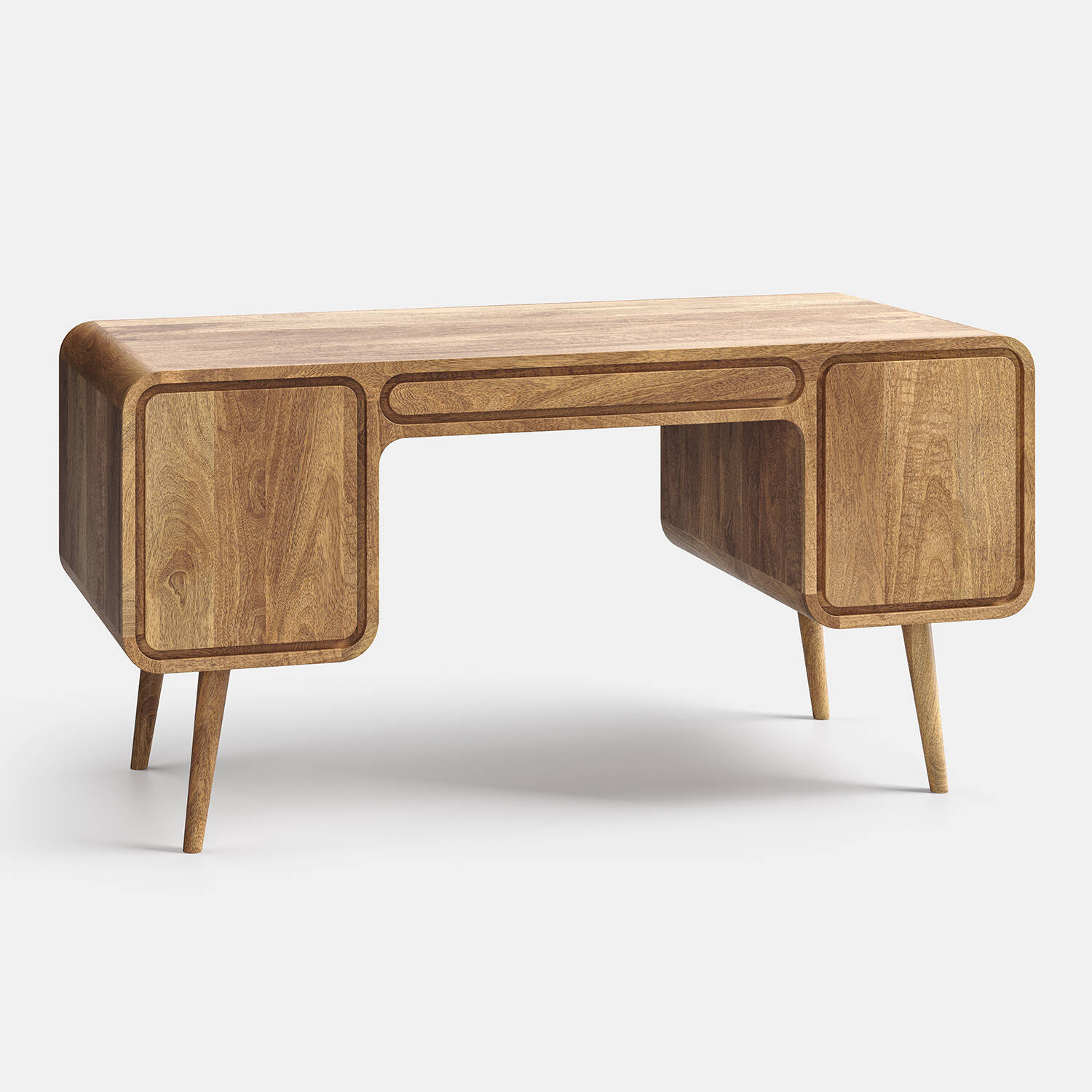 TABLE4U :: Julian wooden desk, width 150 cm, caramel color