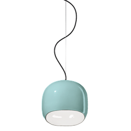 Ferroluce :: Ayrton blue hanging lamp, diameter 29 cm