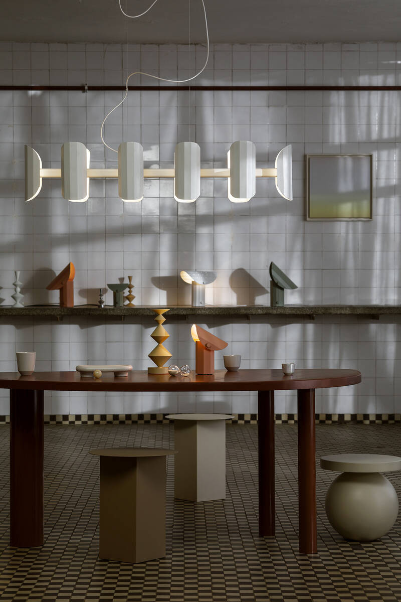 Kaspa :: Apolin table lamp, height 30 cm, sage green