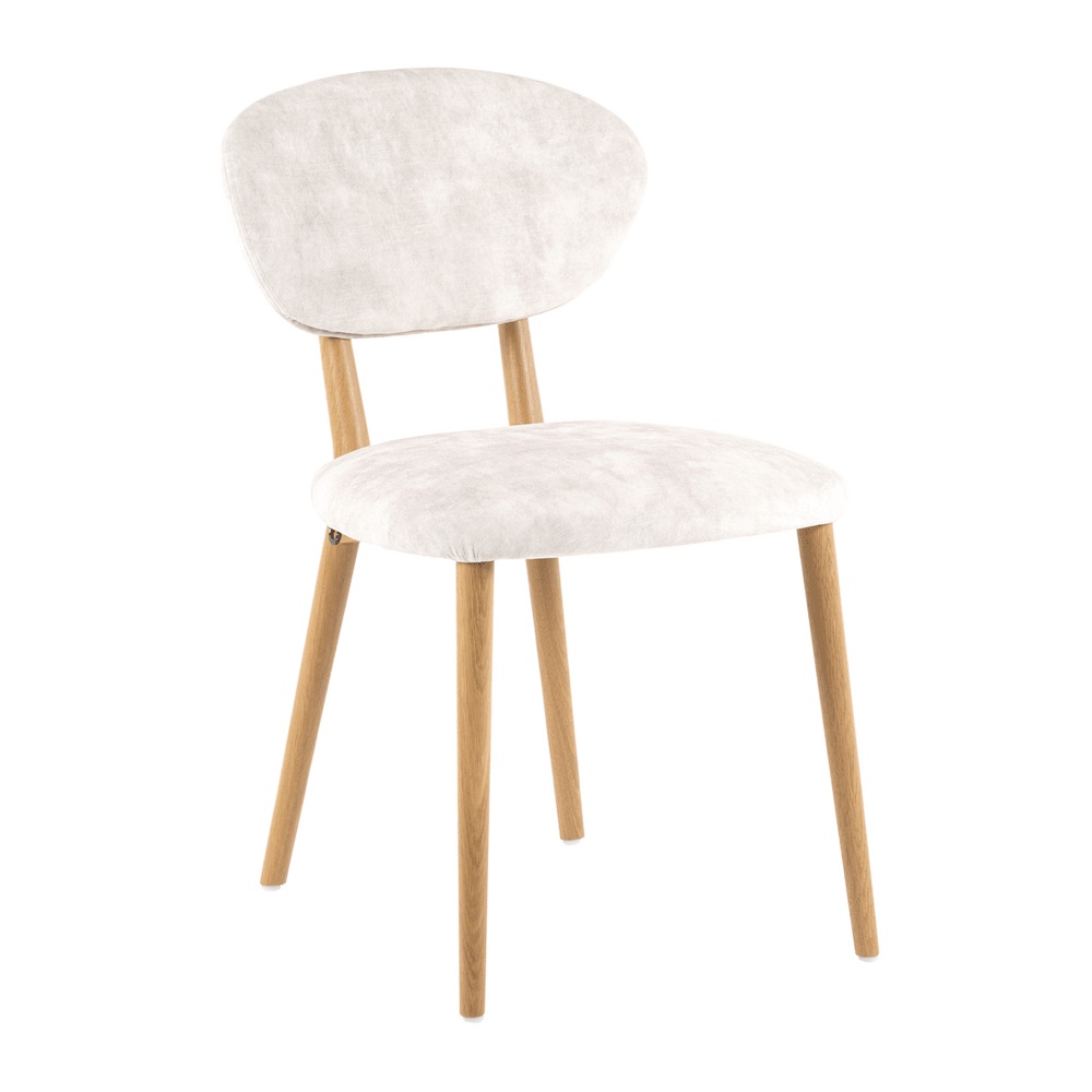 Mobitec :: Toro C01 upholstered chair, white, width 48 cm